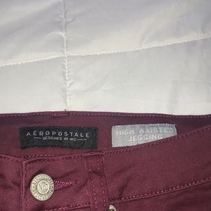 Maroon Jeans